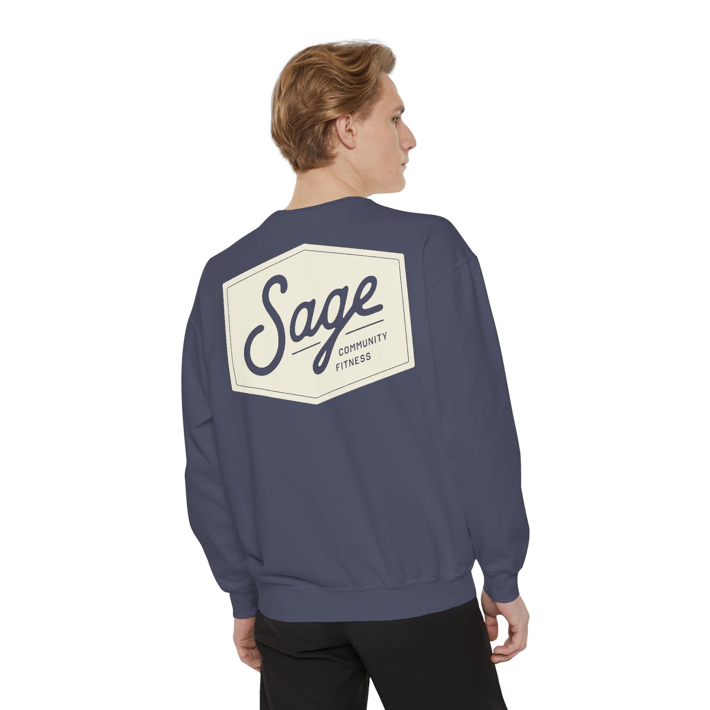 Sage Badge Comfort Colors Sweatshirt