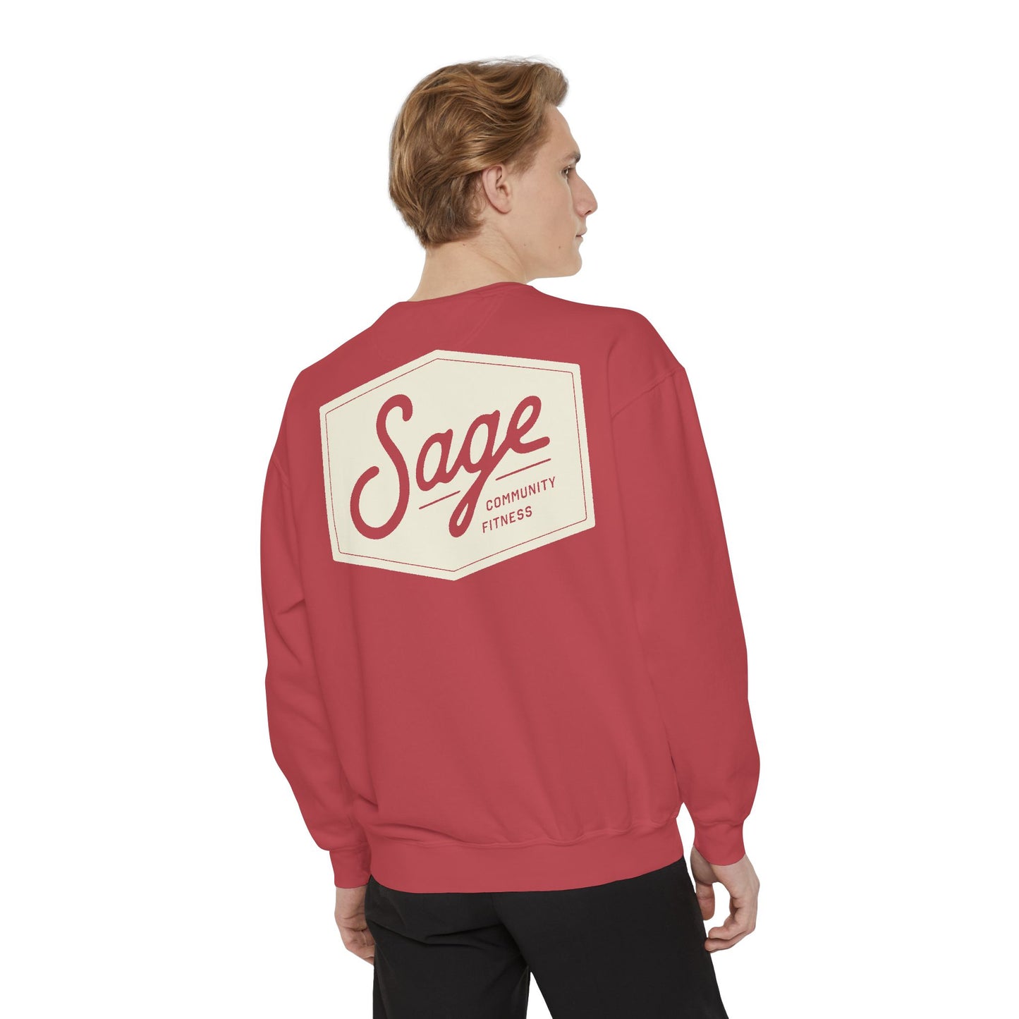 Sage Badge Comfort Colors Sweatshirt