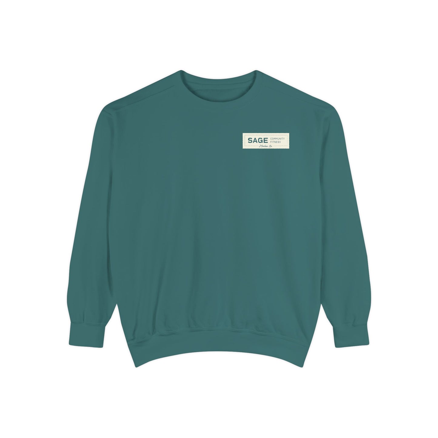 Sage Badge Comfort Colors Sweatshirt