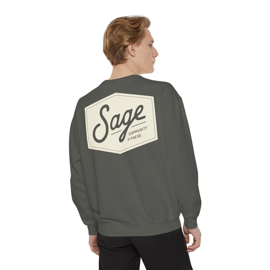 Sage Badge Comfort Colors Sweatshirt