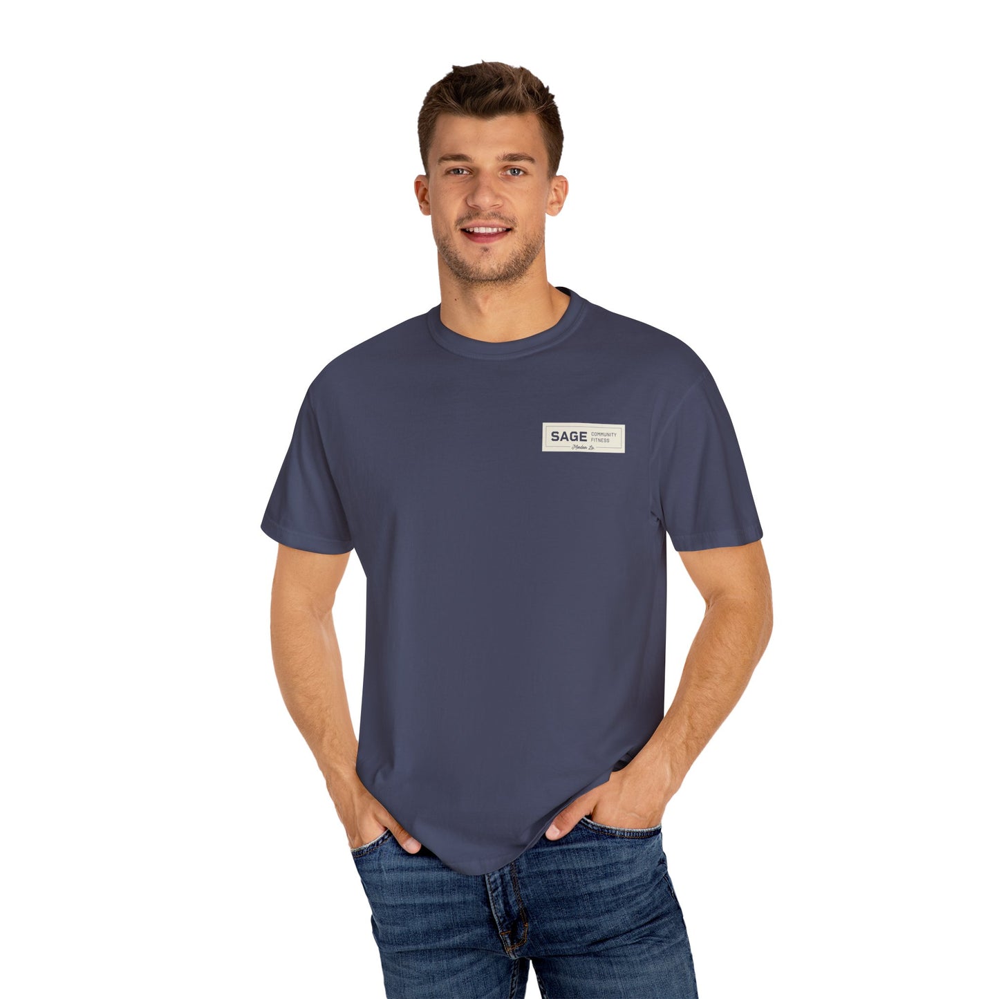 Sage Badge Comfort Colors T-shirt