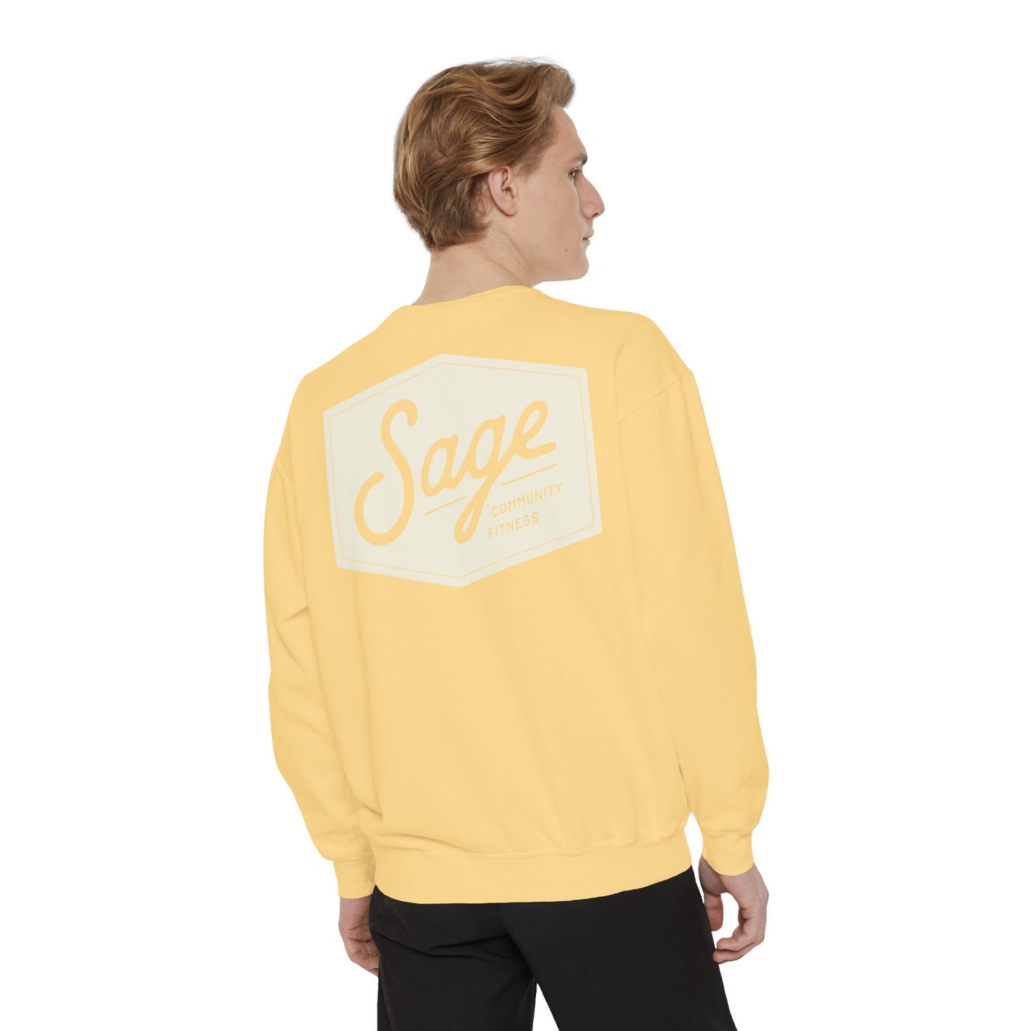 Sage Badge Comfort Colors Sweatshirt