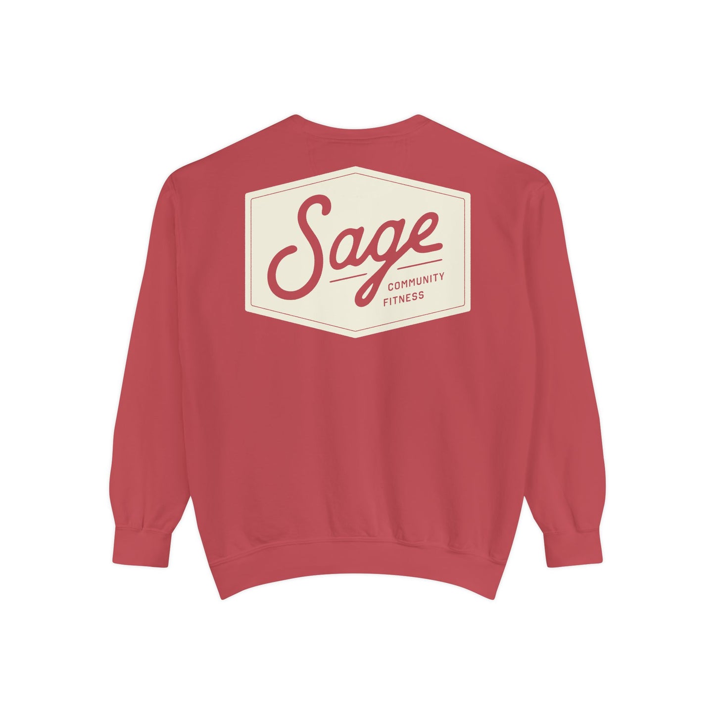 Sage Badge Comfort Colors Sweatshirt