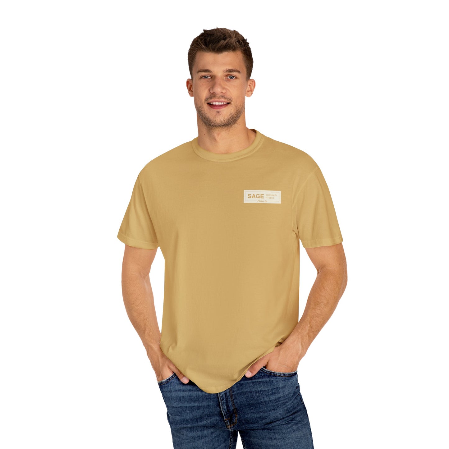 Sage Badge Comfort Colors T-shirt