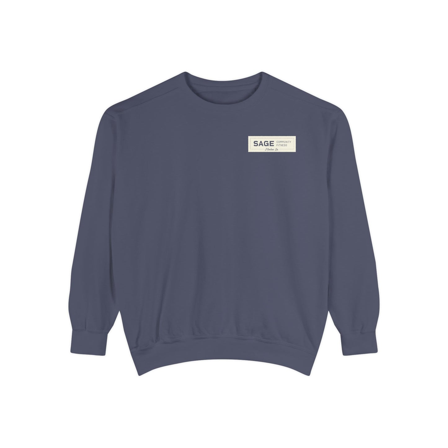 Sage Badge Comfort Colors Sweatshirt